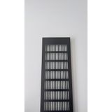 air vent 12x40cm Aluminyum Havalandırma Menfezi 120*400mm , Siyah