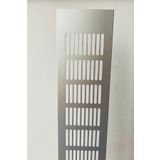 air vent Aluminyum Havalandırma Menfezi 80*300mm, Gümüş