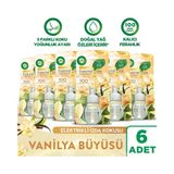 Air Wick Air Wick Elektrikli Oda Kokusu Yedek Şişe Vanilya Büyüsü - Esansiyel Yağlar Içerir X 6 Adet