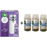 Air Wick Air Wick Oda Kokusu Freshmatic Lavanta Kit + Yedek 250 ml + Temizliğin Esinti 70 Güne Kadar Ferahlık 3 x 250 ml