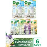 Air Wick Elektrikli Oda Kokusu Set ( 2 KIT Temizliğin Esintisi + 4 Çeşit Yedek)