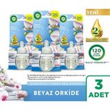 Air Wick Elektrikli Oda Kokusu Yedek Şişe Beyaz Orkide, 3x19ml