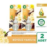 Air Wick Elektrikli Oda Kokusu Yedek Şişe Büyülü Vanilya 2x19ml Kalıcı Ferahlık Sağlayan Özellik