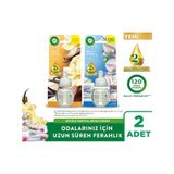 Air Wick Elektrikli Oda Kokusu Yedek Şişe Büyülü Vanilya + Beyaz Orkide 2x19 Ml Karışık