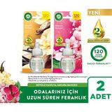 Air Wick Elektrikli Oda Kokusu Yedek Şişe Büyülü Vanilya + Sakura Bahçesi 2x19ml Uzun Süreli Ferahlık