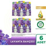 Air Wick Elektrikli Oda Kokusu Yedek Şişe Lavanta Bahçesi 6x19ml Kalıcı Ferahlık Sağlayan