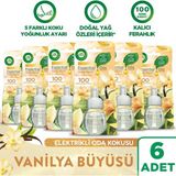 Air Wick Elektrikli Oda Kokusu Yedek Şişe Vanilya Büyüsü - Esansiyel Yağlar Içerir X 6