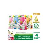 Air Wick Elektrikli Oda Kokusu Yedek Yasemin Çiçeği + Beyaz Orkide + Sakura Bahçesi + Vanilya Büyüsü, 4x19ml