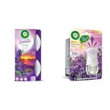 Air Wick Jel Stick Up Küçük Alanlara Özel Oda Kokusu Lavanta 30 Gün Etkili ve Air Wick Elektrikli Oda Kokusu Esansiyel Yağlar Cihaz + Yedek Şişe Lavanta