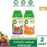 Air Wick Oda Kokusu Freshmatic Yedek Sprey Kırmızı Orman&turunçgil Meyveleri, 2X250ML