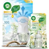 Air Wick Oda Kokusu Temizliğin Esintisi Kit (Cihaz + Yedek Şişe) Bahar Çiçekleri ile 100 Gün Süreli Temizlik
