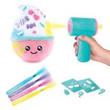 Airbrush Plush Foodtastic Squishy Peluş Boyama Seti - Cupcake
