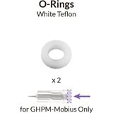 Airbrush Premium Mobius Için Sadece Beyaz O-Ringler - 0,2 mm