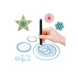 Airbrush Tattoo 3 Boyutlu Desen Çizim Cetveli Spirograph 4 Adet Birden