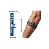 Airbrush Tattoo Aile Kol Ve Ayak İçin Şerit Bant Dövmesi Yarı Kalıcı Geçici Dövme