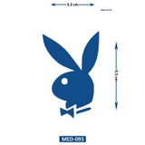 Airbrush Tattoo Aşk Tavşanı 5 Cm Minimal Geçici Dövme Yarı Kalıcı Geçici Dövme