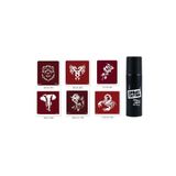 Airbrush Tattoo Aslan Fil Spray Tattoo Geçici Sprey Dövme Seti, 50 ML