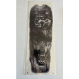 Airbrush Tattoo Bozkurtlar 1 Hafta Kalıcı Tam Kol Bacak Yapıştırma Geçici Dövme 46 Cm