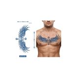 Airbrush Tattoo Büyük Boy Bel Göğüs Sırt İçin 28X15 Cm Gzxt-033 Yarı Kalıcı Geçici Dövme