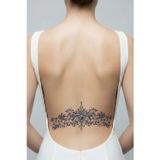 Airbrush Tattoo Büyük Boy Bel Göğüs Sırt İçin 28X15 Cm Gzxt-079 Yarı Kalıcı Geçici Dövme