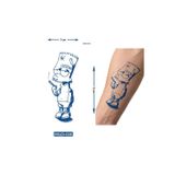 Airbrush Tattoo Çılgın Çocuk 11X8 Cm Yarı Kalıcı Geçici Dövme Yapıştırma Dövme