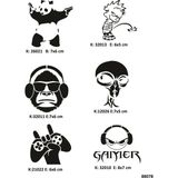 Airbrush Tattoo Çılgın Oyuncu Geçici Dövme Şablonları Seti Spreysiz