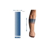 Airbrush Tattoo Dairesel Kol Ve Ayak İçin Şerit Bant Dövmesi Yarı Kalıcı Geçici Dövme