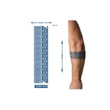 Airbrush Tattoo Geometrik Kol ve Ayak İçin Şerit Bant Dövmesi Yarı Kalıcı Geçici Dövme