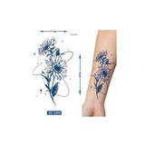 Airbrush Tattoo Güne Aşık 18X11 Cm Yarı Kalıcı Geçici Dövme