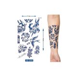 Airbrush Tattoo Karma Minimaller 18X11 Cm Yarı Kalıcı Geçici Dövme