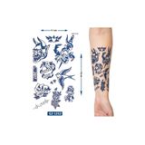 Airbrush Tattoo Karma Minimaller 18X11 Cm Yarı Kalıcı Geçici Dövme