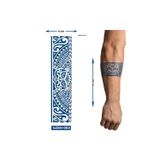 Airbrush Tattoo Kol Ve Ayak İçin Şerit 28X6 Cm Gzbh-003 Yarı Kalıcı Geçici Dövme