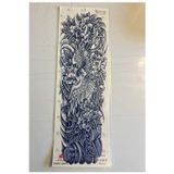 Airbrush Tattoo Leylek 3 Hafta Kalıcı Tam Kol Bacak Kaplama Yapıştırma Geçici Dövme 46 Cm