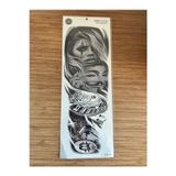 Airbrush Tattoo Maske 1 Hafta Kalıcı Tam Kol Bacak Yapıştırma Geçici Dövme 46 Cm
