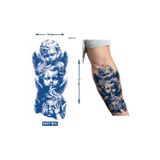Airbrush Tattoo Melek Çocuk Yarım Kol Bacak Dövmesi 21X15 Cm