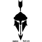 Airbrush Tattoo Miğfer ve Ok Yapışkanlı Stencil Süsleme ve Boyama Kalıbı Stencil Kalıp