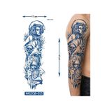 Airbrush Tattoo Mitolojik Tanrılar Yarı Kalıcı Tam Kol Bacak Kaplama Geçici Dövme