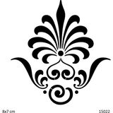 Airbrush Tattoo Motif Yapışkanlı Stencil Süsleme ve Boyama Kalıbı
