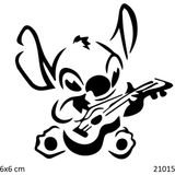 Airbrush Tattoo Müzisyen Koala Yapışkanlı Stencil Süsleme ve Boyama Kalıbı