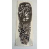 Airbrush Tattoo Ölüm Uçuşu 1 Hafta Kalıcı Tam Kol Bacak Yapıştırma Geçici Dövme 46 Cm