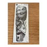 Airbrush Tattoo Para 1 Hafta Kalıcı Tam Kol Bacak Yapıştırma Geçici Dövme 46 Cm