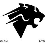 Airbrush Tattoo Puma Saldırısı Yapışkanlı Stencil Süsleme ve Boyama Kalıbı