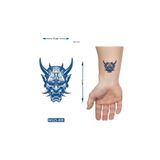 Airbrush Tattoo Şeytan Geçici Dövme, 11x8 cm, Yarı Kalıcı