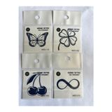 Airbrush Tattoo Sonsuz 4 Adet Birden Minimal 3 Hafta Kalıcı Geçici Dövme Seti