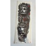 Airbrush Tattoo Spiritüel 1 Hafta Kalıcı Tam Kol Bacak Yapıştırma Geçici Dövme 46 Cm