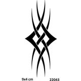 Airbrush Tattoo Tribal Geçişler Yapışkanlı Stencil Süsleme ve Boyama Kalıbı