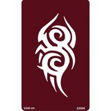Airbrush Tattoo Tribal Kol Yapışkanlı Stencil Süsleme ve Boyama Kalıbı