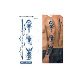 Airbrush Tattoo Uzakdoğu Kılıcı 3 Hafta Kalıcı Tam Kol Bacak Kaplama Yarı Kalıcı Geçici Dövme