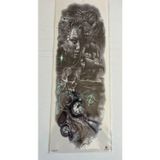 Airbrush Tattoo Yelken Pusula 1 Hafta Kalıcı Tam Kol Bacak Yapıştırma Geçici Dövme 46 Cm