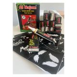 Airbrush Tattoo Yeni Tarihli 12 Tüp Birden Siyah Al Najam Hint Kınası 10 Sayfa Şablon Hediyeli Geçici Dövme Paketi